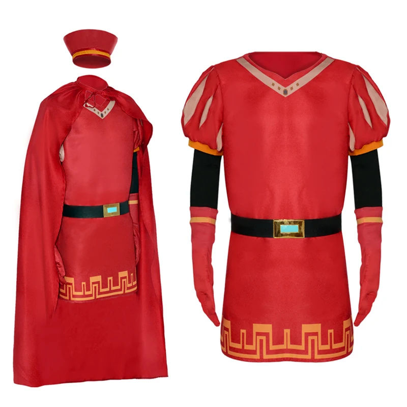 Lord Farquaad Cosplay Costume Shrek Carnival Uniform Adult King Hat Outfits Halloween Role Playing Holiday Party Costumes Adults view 2