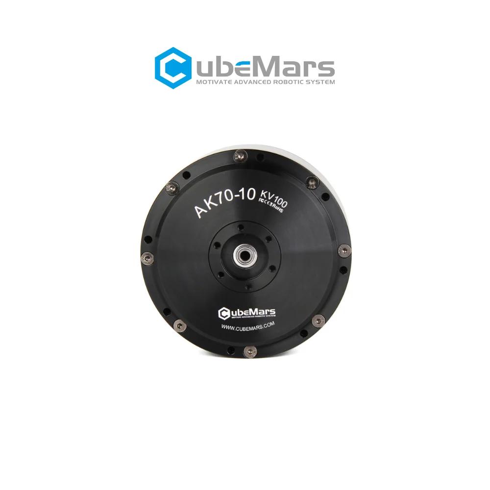 

CubeMars AK70-10 BLDC Motor KV100 with UART/CAN Interface High Torque Actuator for Quadruped Robot Applications
