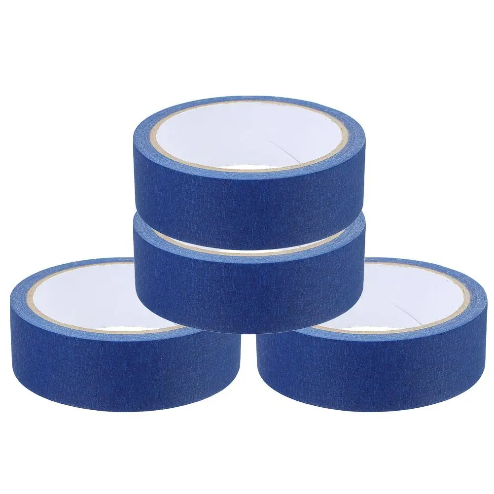 4 لفات من بقايا الحائط لديكور الحائط، حماية منخفضة منخفضة التك، شريط لاصق ورقي للحرف اليدوية