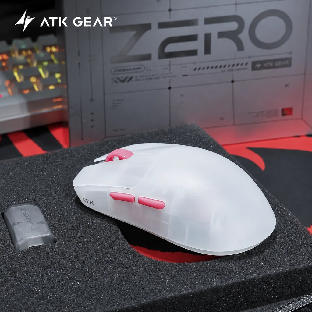 Brand new ATK BLAZING SKY ZERO series 3-mode wireless ergonomic flagship mouse, perfect for gaming and office use