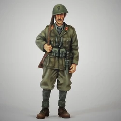 Resin Soldier 1/35 Scale Figure Model Kit GK Statue modeling Italian Infantry Unassembled and Unpainted Combination Shipping