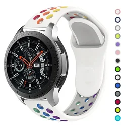 20mm 22mm Watch Strap for Samsung Galaxy Watch 6 5 4 3 Classic 47mm 43mm Pro 45mm 40mm 44mm Silicon Bracelet Huawei GT/3/2 Band