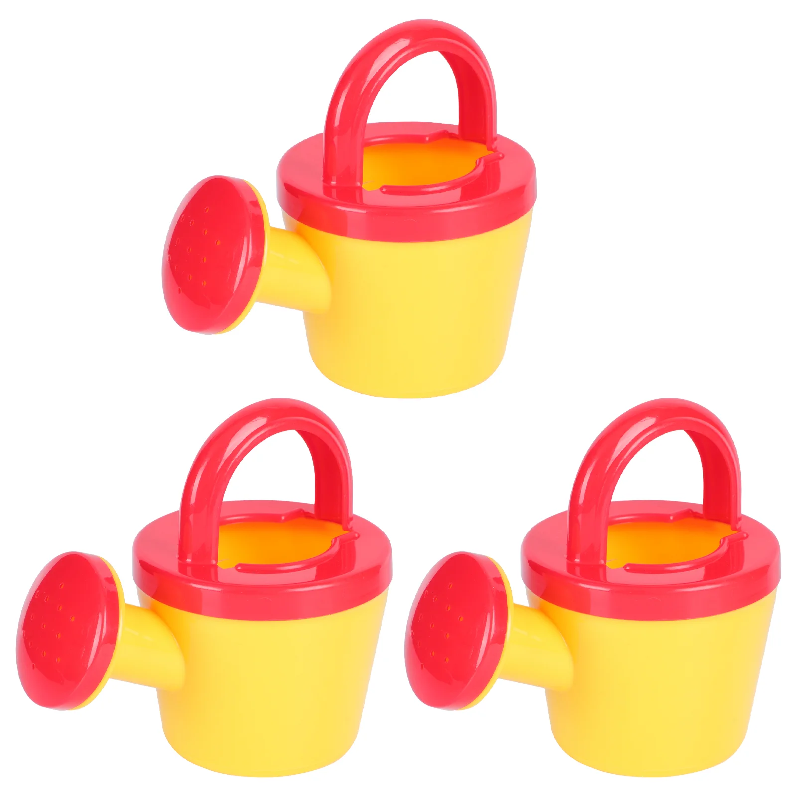 3 Pcs Watering Can Beach Toy Baby Shampoo Pot Plastic Take Bath Kids' Pp Garden