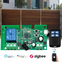 ZIGBEE / WIFI Tuya Smart Garage Door Opener Controller Gate Opener RF 433 Receiver Remote Control Switch For Alexa Smart Life
