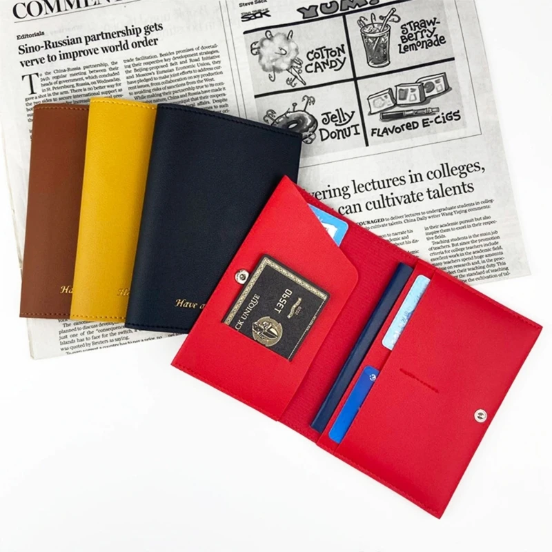 Pocket Wallet Card Holder Credit Card Case Men Women Purse Card Case Passport Holder Business Purse