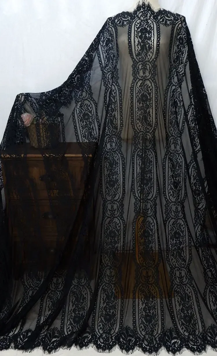 3 M جودة عالية متعدد الألوان الجاكار رمش جوفاء الدانتيل والتطريز النسيج، فستان الزفاف اليدوية والملابس النسيج الحرف #4