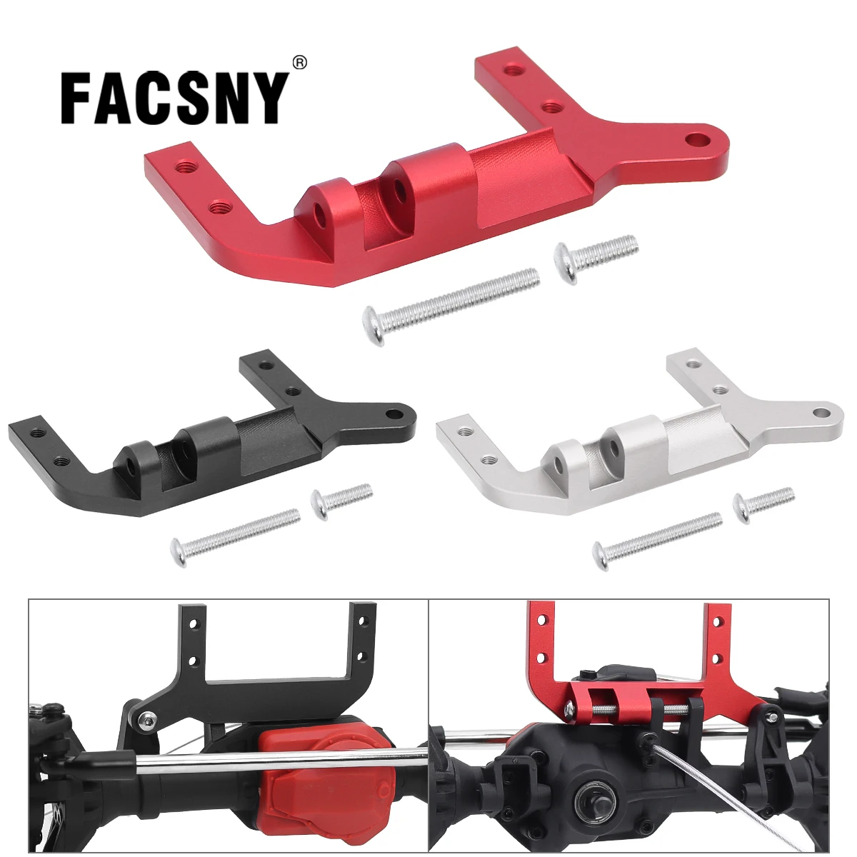 TRX4 CNC Aluminium Alloy Servo Mount Brackets Stand Fit TRX-4 Axle Bracket For 1/10 RC Crawler Car Upgrade Parts