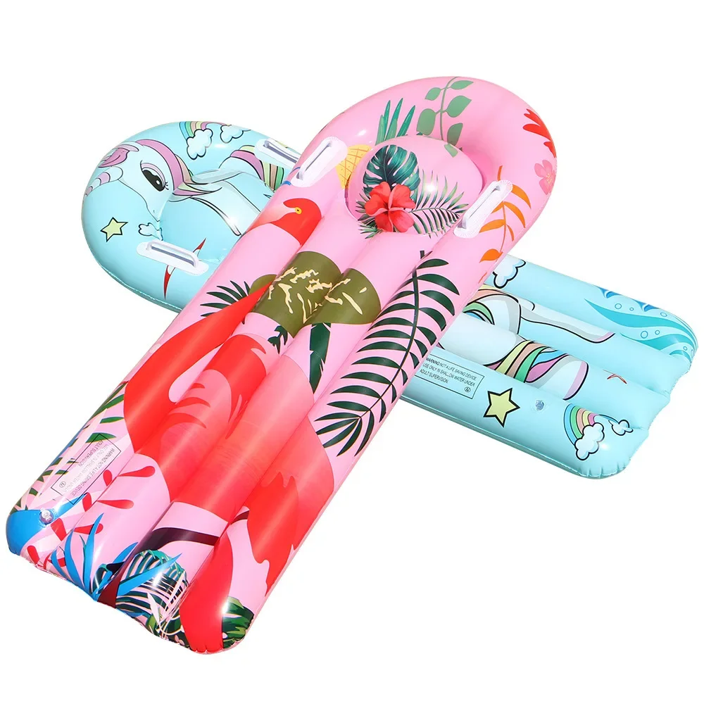 Summer Outdoor Chairs Adults Inflatable toy Lounging Swimming Unicorn Print  Float Floating Mat pool Floats