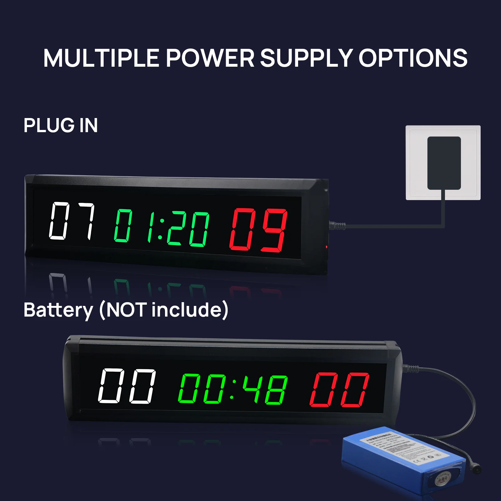 لوحة نتائج التايكوندو الإلكترونية ذات التحكم عن بعد مقاس 1.8 بوصة من Ganxin