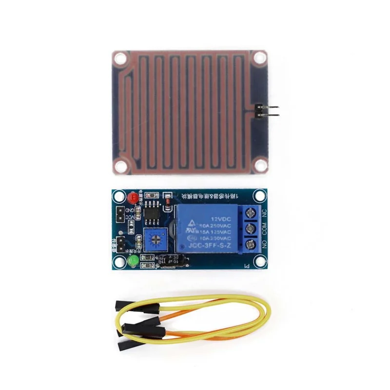 PHILE-Plant Leaf Humidity Sensor Raindrop Controller Modul 12V Relais Wetterüberwachung Einstellbare Empfindlichkeit