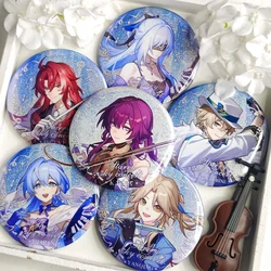1PC Anime Games Honkai: Star Rail Robin Aventurine Concert Badges Clothes Jewelry Collar Brooches Accessories Reflective Pins