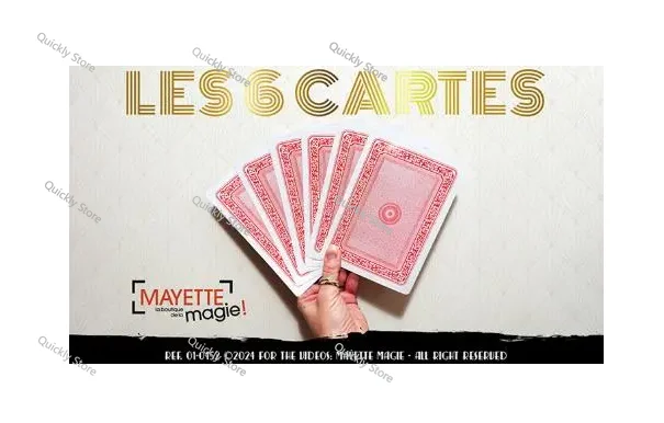 The 6 Cards by Mayette Magie Moderne (French) Magic tricks (Instant Download) Quickly send