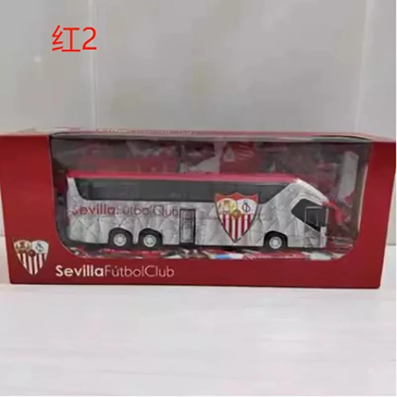 حوالي 20 سم نموذج حافلة فريق سبيكة المقتنيات الهدايا التذكارية الحلي النهائية الثابتة هدايا الكبار هواية وألعاب