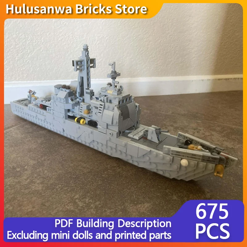 

Конструктор CG59: Модель военного крейсера США (MOC), модульные строительные блоки, военная техника, подарки, праздничный набор для сборки, детские игрушки