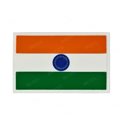 Parche táctico bordado bandera de India – para gorra y brazalete