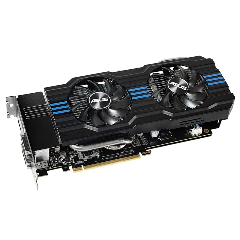 Original ASUS GTX 970 4GB D5 GPU Video Cards GTX970 4GB OC For Nvidia Geforce Graphics Card PUBG Computers Game VGA Desktop PC