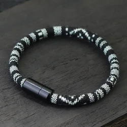 Bohemian Bracelet Tissu Men Magentic Lucky Fabric Braslet Minimalist Ethnic Brazalete Boyfriend Gift Pulseras Verano Homme Joias