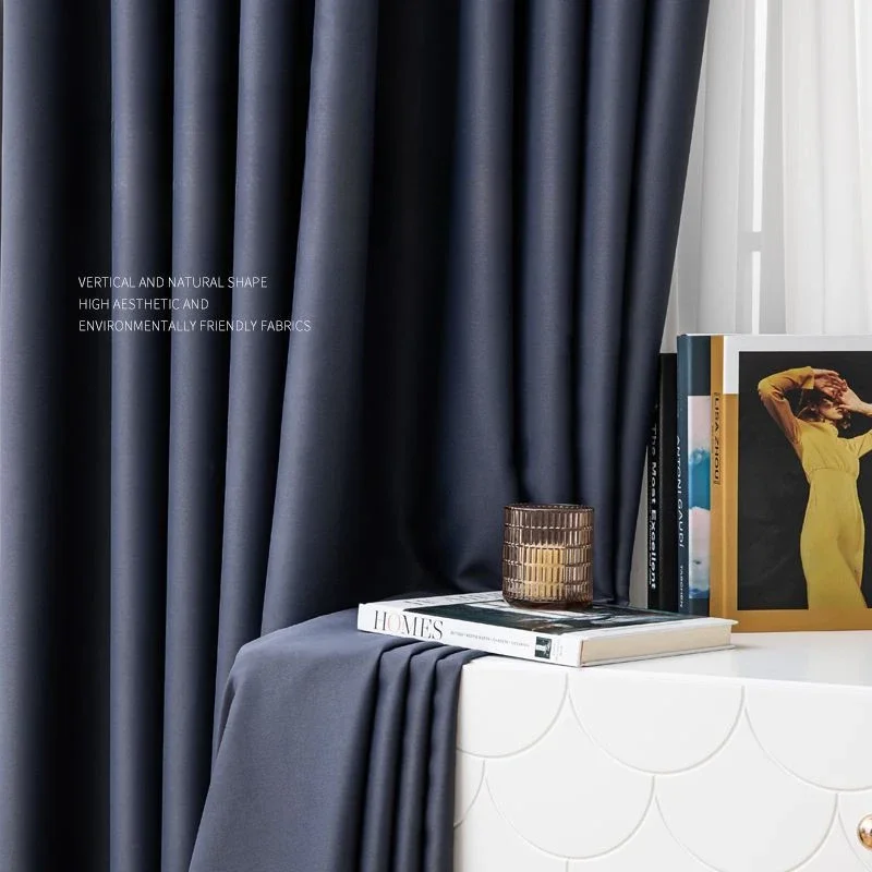 

Simple Modern White Tulle High Precision Blackout Curtains for Living Room Bedroom Dining Window Luxury Thicken Elegant Fashion