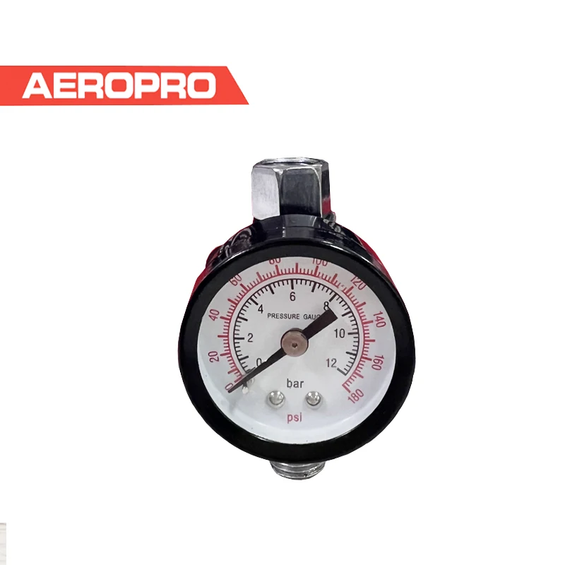 AEROPRO Air Pressure Regulator Gauge Pneumatic Repair Painting Tools Airbrush Accessories AR150A 160PSI