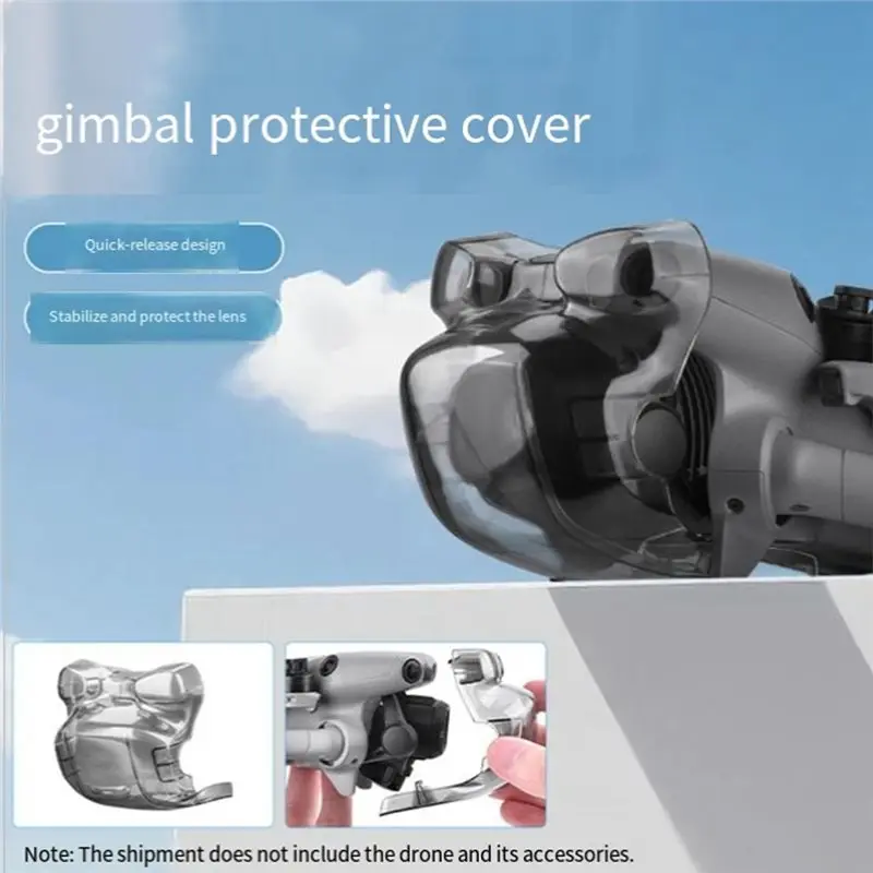 Y43A-For DJI Mini 5 Pro Lens Cap Drone Camera Lens Protective Cover Lens Hood Gimbal Guard Case Camera Protector