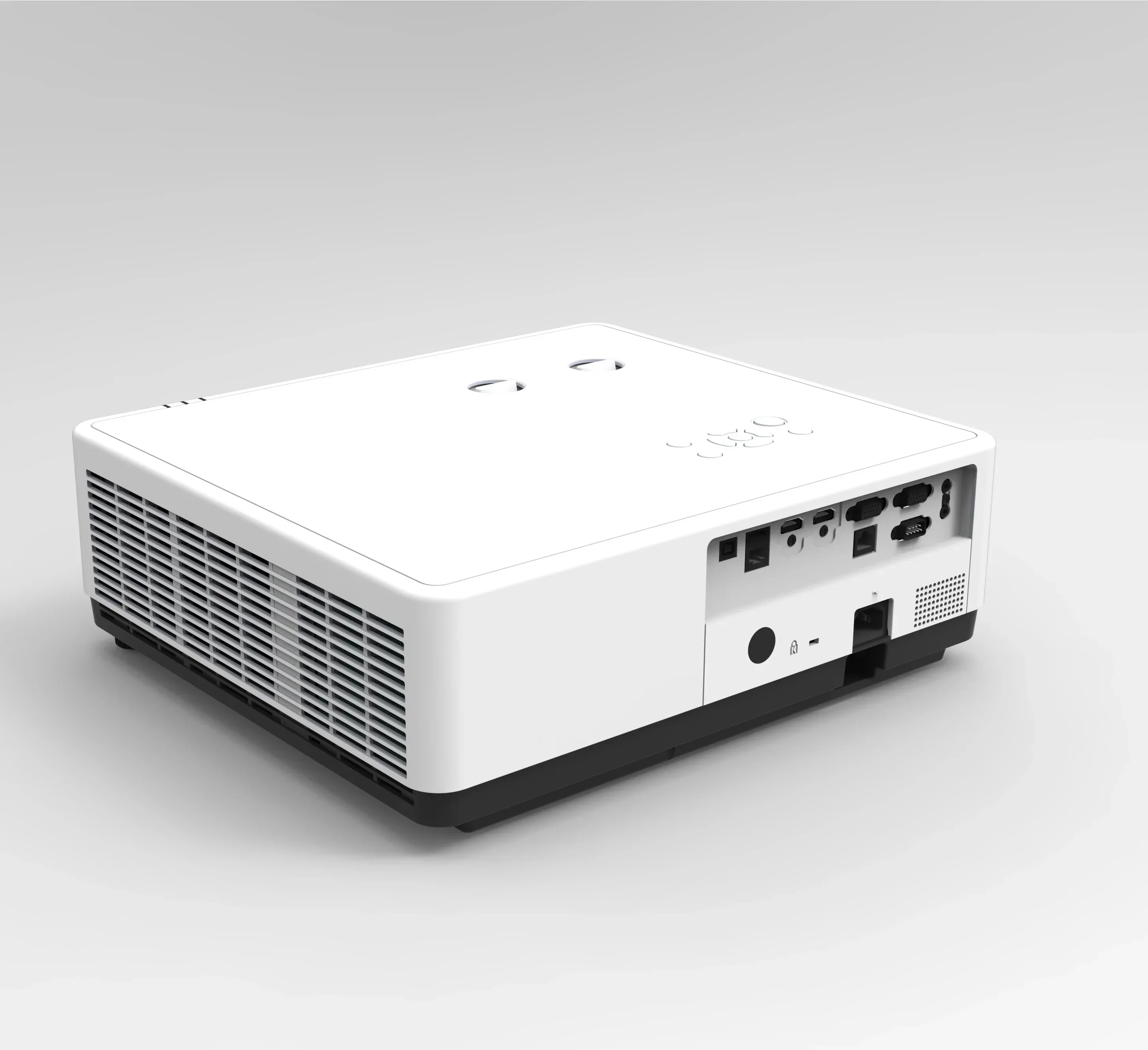 2025 6500 lm Smart 360-Grad-Projektion Laserlichtquelle Tele-LCD-Projektor 30000 Stunden Projektor mit langer Lichtquelle