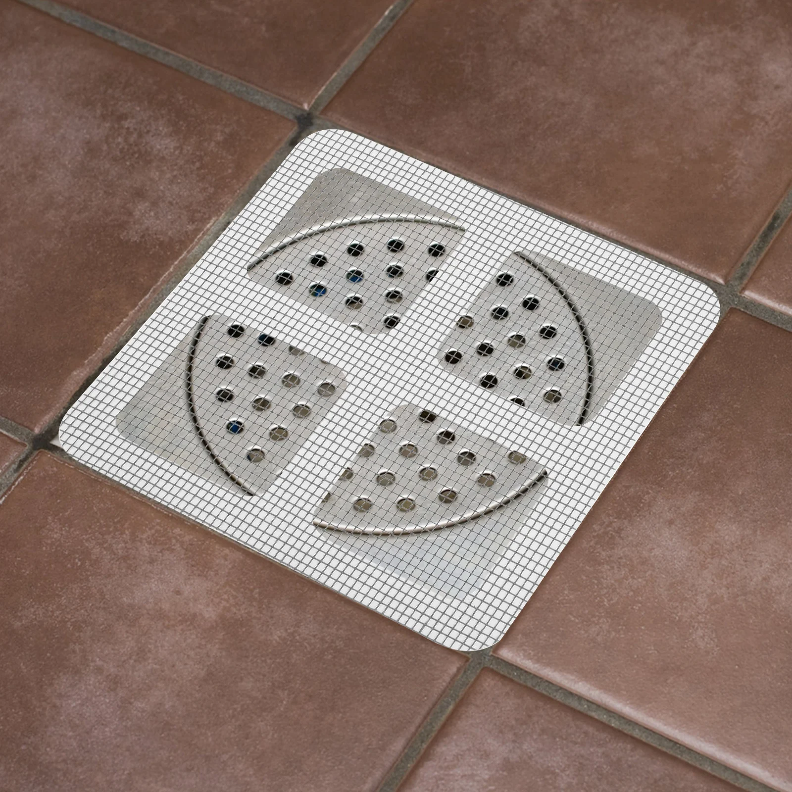 

20Pcs Bathroom Floor Drain Stickers Anti-Clog Shower Hair Catcher Adhesive Drain Filter Sticker Kitchen Tub Washbasin Cleaner