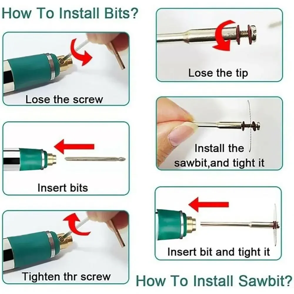 New DIY Carving Tool Electric Engraver Pen Handheld Rechargeable Jewelry Engraving Machine Anti-Slip Etching Pen for Metal Glass