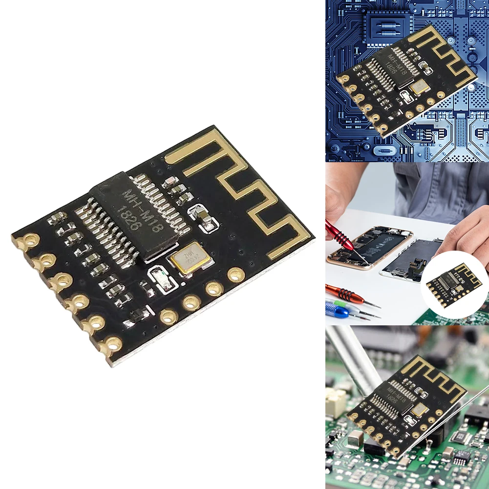 MH-MX8 Lossless Stereo Module HIFI Bluetooth-Compatible 4.2 Lossless Decoder Board M18 M28 M38 DIY Refit Speaker