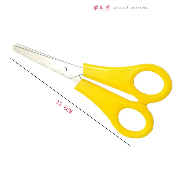 Student ruler scissors with scale practice scale scissors office scissors