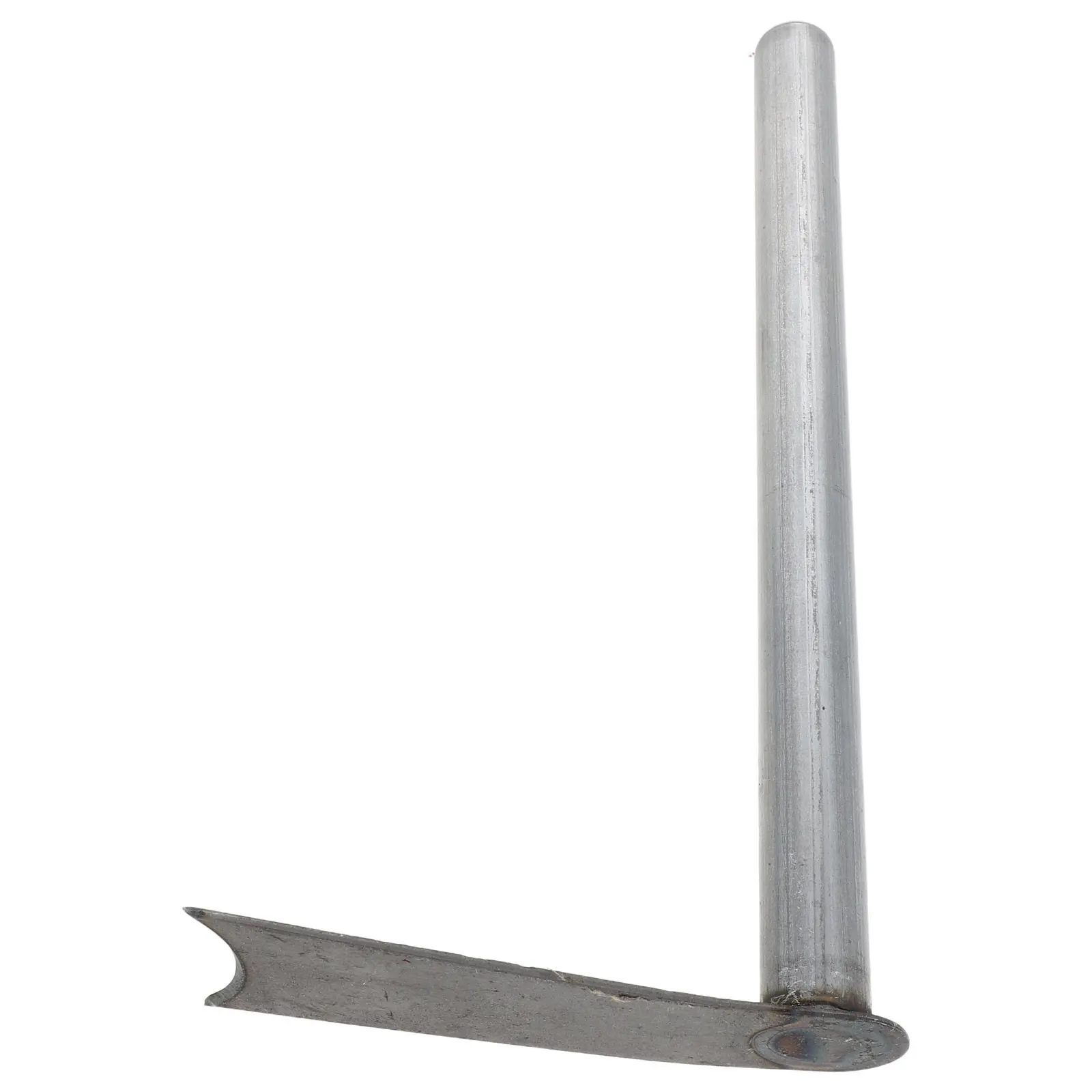 Small Iron Garden Hoe Short Handle Hand Cultivator for Weeding Digging Soil Preparation Flower Beds Vegetable Garden Tool