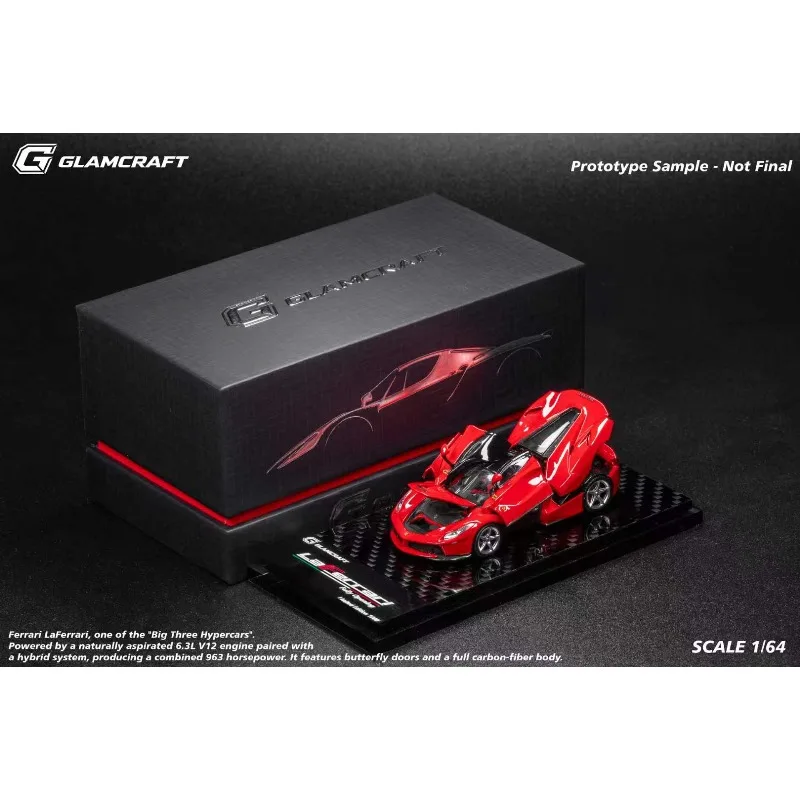GlAMCRAFT 1:64 supercar fully open alloy die-casting car model,small proportion ornaments,A gift for a boy,Popular styles.