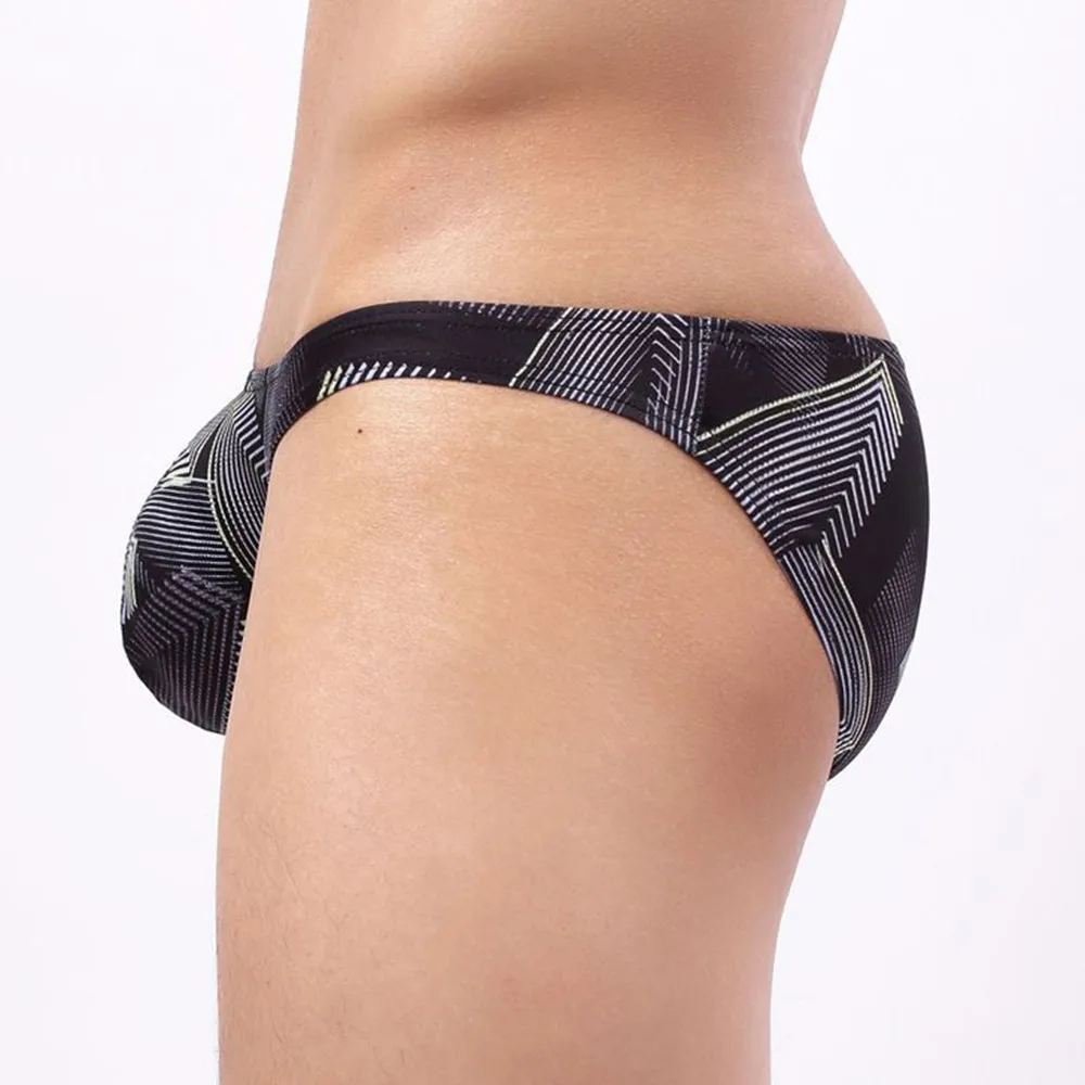 

Low Rise Underwear Boxer Men's Briefs Bikini Comfortable Cotton Elasticated Waist Pouch Stretch Sexy Sheer Printed