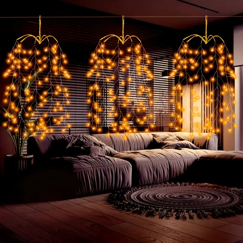 

Usb Firefly Light Copper Wire String Lights 8 Modes for Roofs Courtyard Party Garden Room Christmas Decor Waterproof Fairy Light