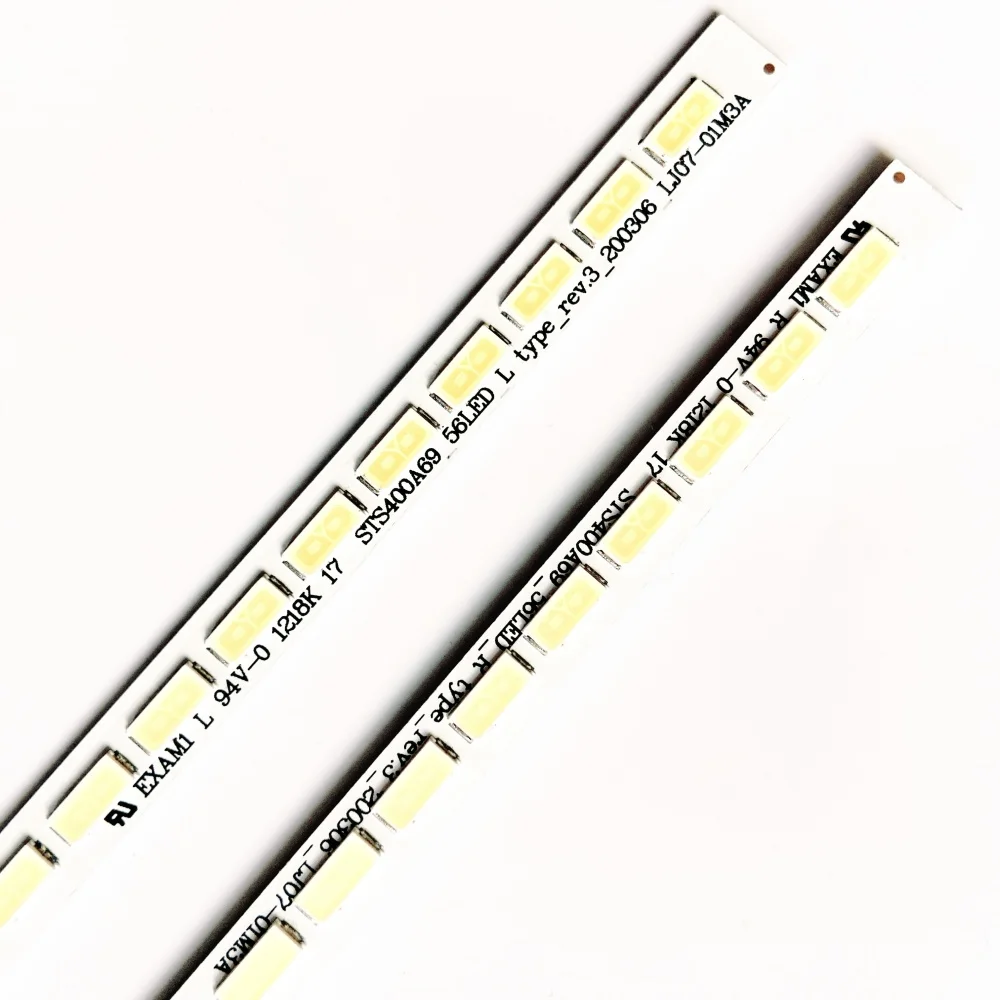 2PCS/Set Brand New TV's LED Lamp Bars STS400A69_56LED_L R type_rev.3 Backlight Strips LJ07-01043(5)A Array Bands LJ64-03632A