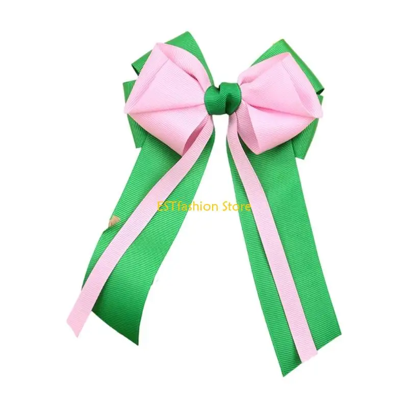 

Y5GC Reusable Hair Bows for Women Girls Hair Clip Long Tail Hair Ribbon Accessories For Girls Women All Outfit Styles