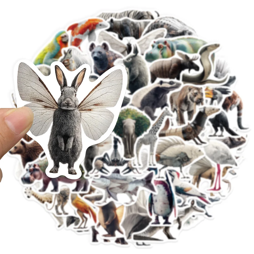 50PCS Zebra Phantom Abstract Fun Graffiti Stickers DIY Luggage Notebook Water Cup Computer Waterproof Stickers