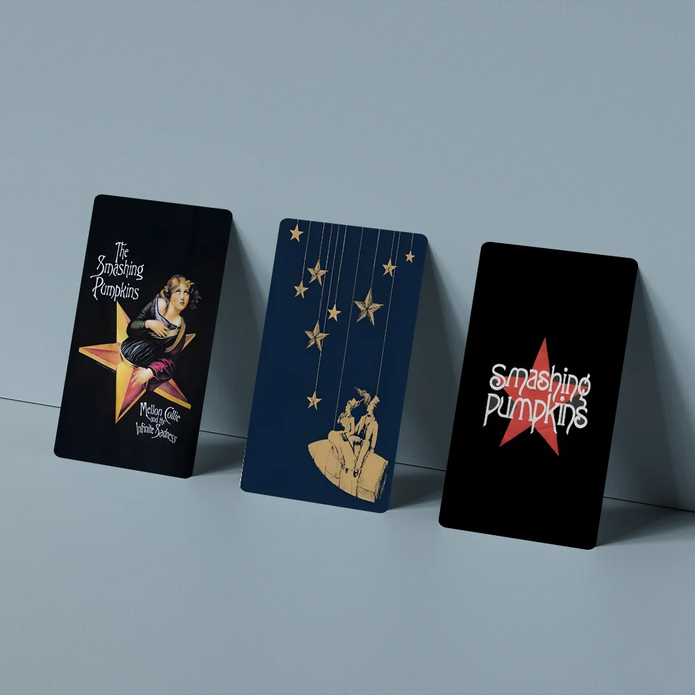 Rock the smashing abóboras adesivo dos desenhos animados cartão de crédito visto débito banco carga cartão ônibus metro adesivo à prova dwaterproof água decalque decoração