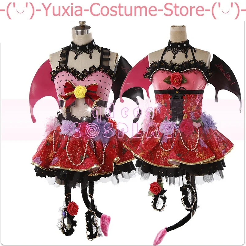 Anime! Lovelive! Honoka Hanayo Maki Umi All Members Little Devil Sexy Lovely Uniform Cosplay Costume Party Outfit Women