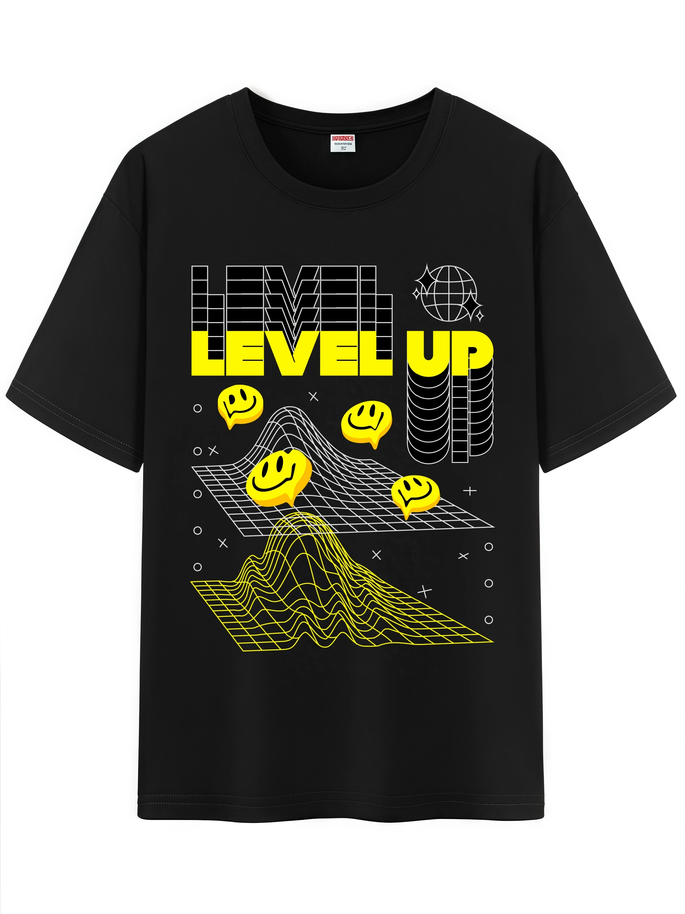 

Винтажная уличная хлопковая футболка в стиле киберпанк - футболка с круглым вырезом и короткими рукавами в стиле ретро с футуризмом