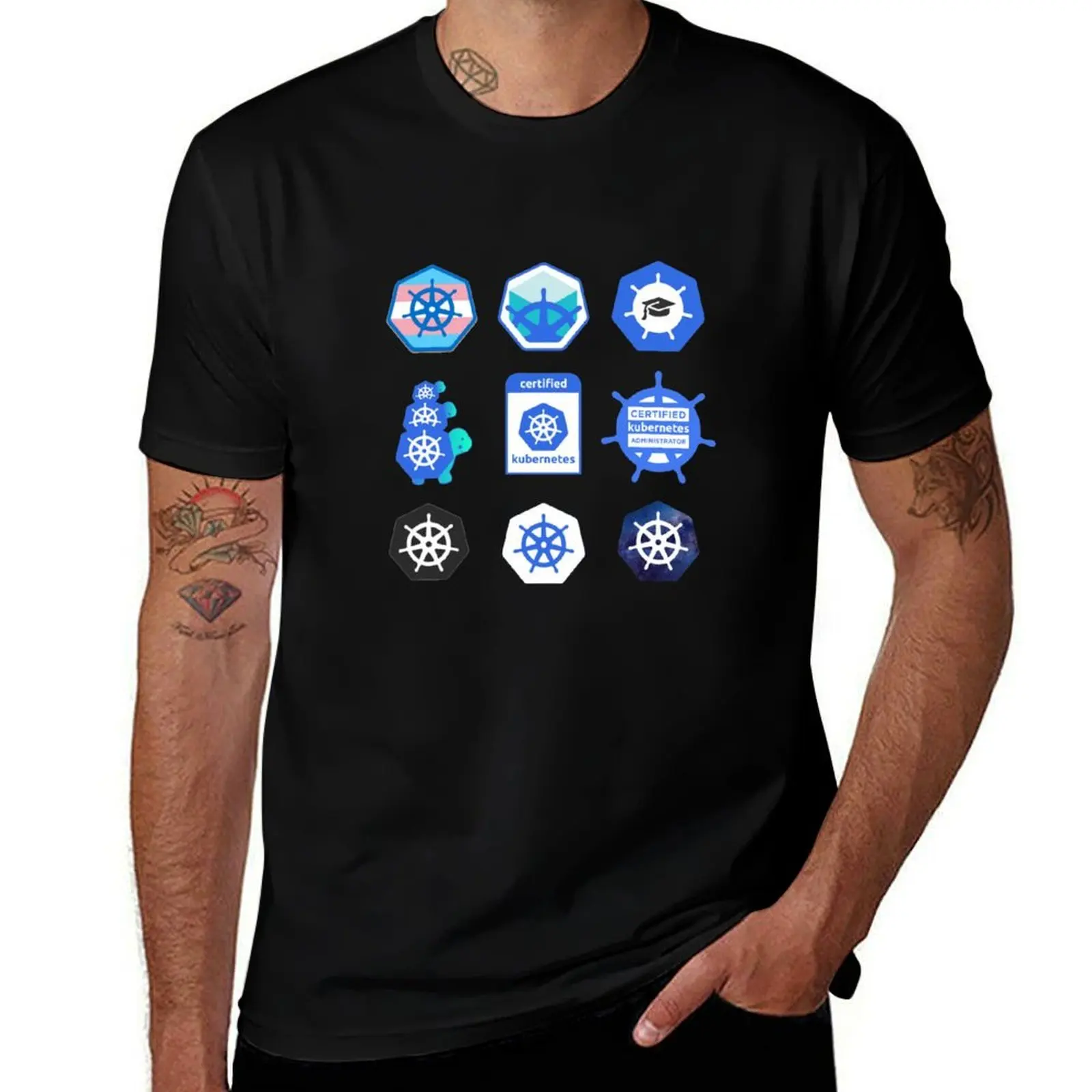 

tshirt shirts shirts anime man T-Shirt cotton t set 100% t for man for men Kubernetes