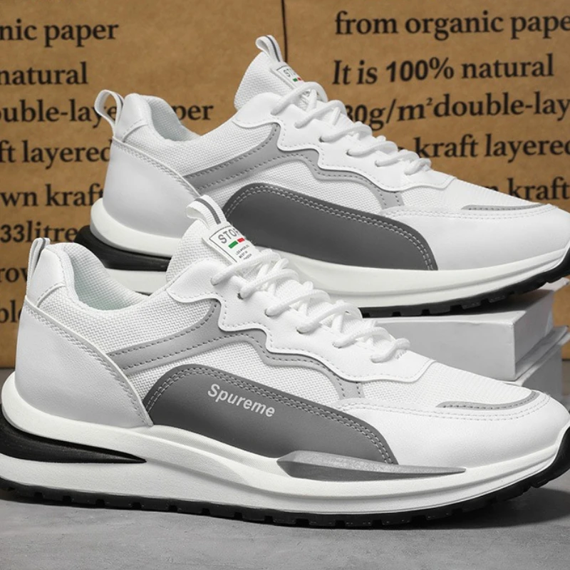 

Men's Casual Sports Shoes New Spring Autumn Online Lightweight Soft Bottom Anti-Slip Deodorous Running Shoes Breathable EVA Mate