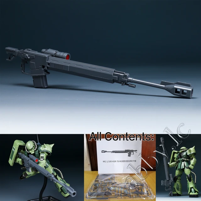 ASR-78 MS Anti-Ship Rifle Plastic Model for MG 1/100 Zaku I II 1 2 The  Origin MSD Cucuruz Doan's MS-06S C R MS-05 High Mobility - AliExpress