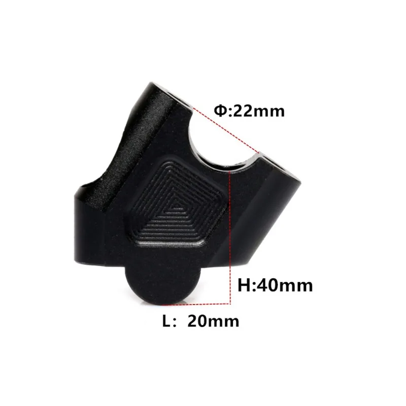 For SUZUKI DL650 V-STROM650 V-storm DL 650 Motorcycle CNC Handlebar Riser Up Clamp Cover Mount Taper Handle Bar Riser Adapter