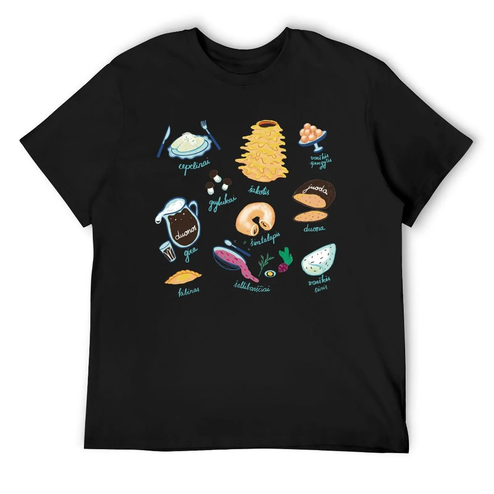 

Lithuanian food T-Shirt luxury t-shirt cute clothes animal prinfor boys mens graphic t-shirts anime