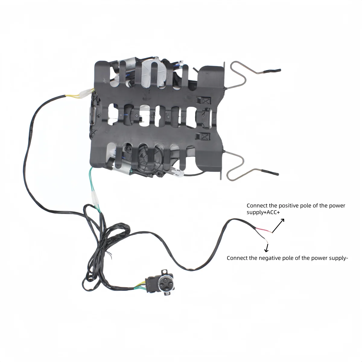 Car seat pallet lifting back lumbar support 4 way electric switch two motor for seat comfortable Luxury Interior Accessories