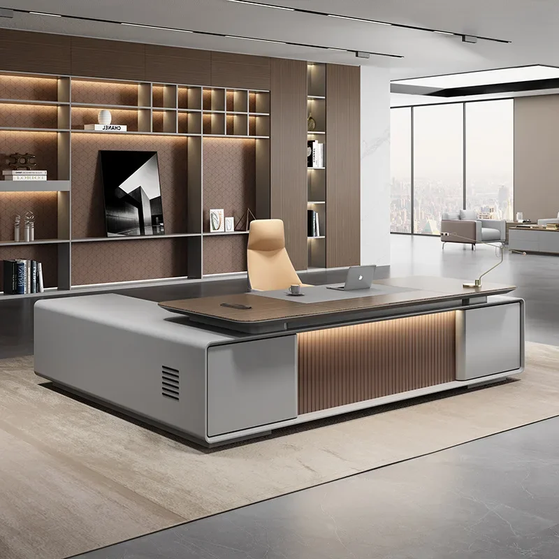 

Старший люксовый президент, классный босс, менеджер офисного стола, супервизор, офисная мебель с краской