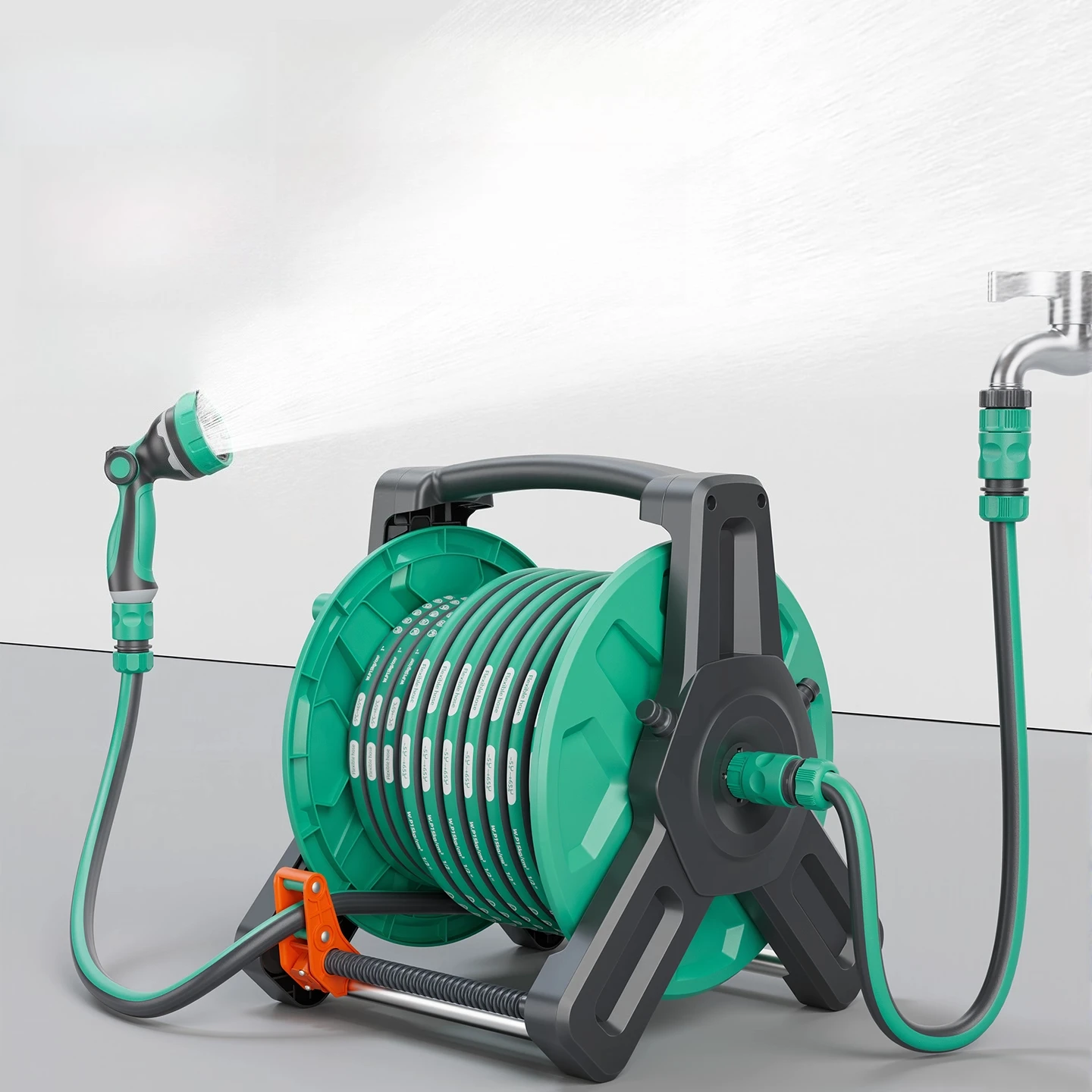 

Выдвижной садовый шланг на катушке для настенного крепления, портативный, для мойки высокого давления, для огорода, ландшафтного дизайна, садоводства, садовые инструменты, шланги