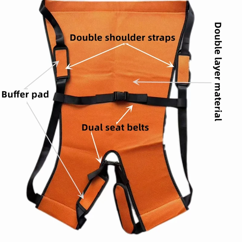 نقل الناقل حزمة الظهر حزام شخص واحد رفع الرافعة المسنين/معاقين أعلى/أسفل الدرج إلى السرير كرسي متحرك نقل بطانية #2