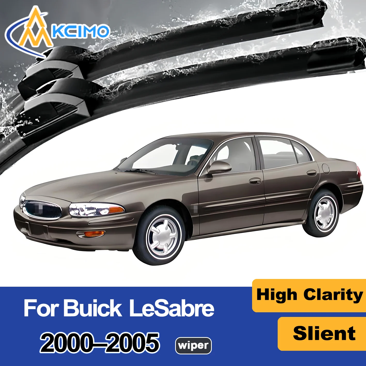 

2PCS New Front Windshield Wiper Blade for Buick LeSabre 2000-2005 Front Windshield Auto Wipers Blade Accessories 2005 2004 2003