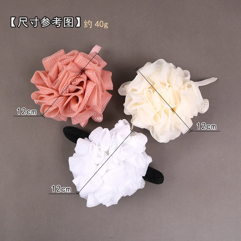 Cute Puppy Bath Sponge 4-Pack, Rich Lather & Fine Stitching, Durable & Non-Shedding Shower Puff Set
